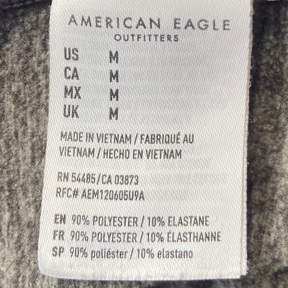 American Eagle Men's Gray and Black Joggers Sweatpants. Size: Medium - Picture 6 of 8